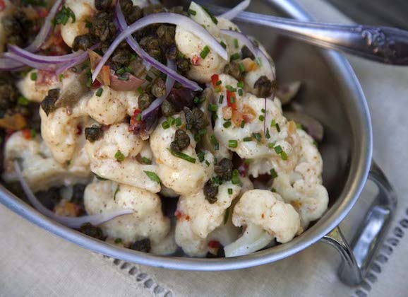 Cauliflower Salad with Capers and Olives