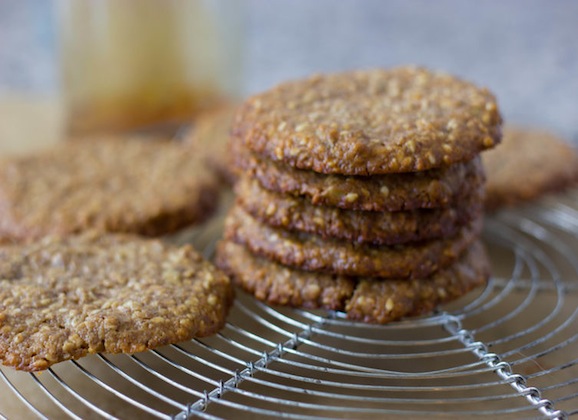 Sunflower-Sesame Molasses Cookies