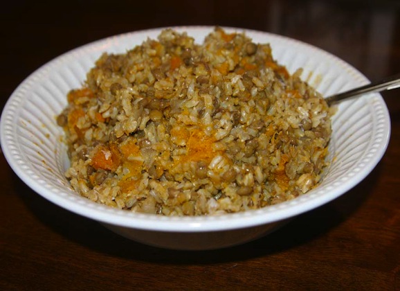 Lentil Rice Casserole